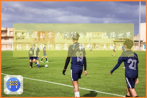 充值提款常见问题分析，选择世界杯竞猜软件前需了解哪些关键点